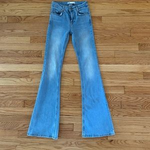 Zara flare jeans size 00 - summer chic ✨